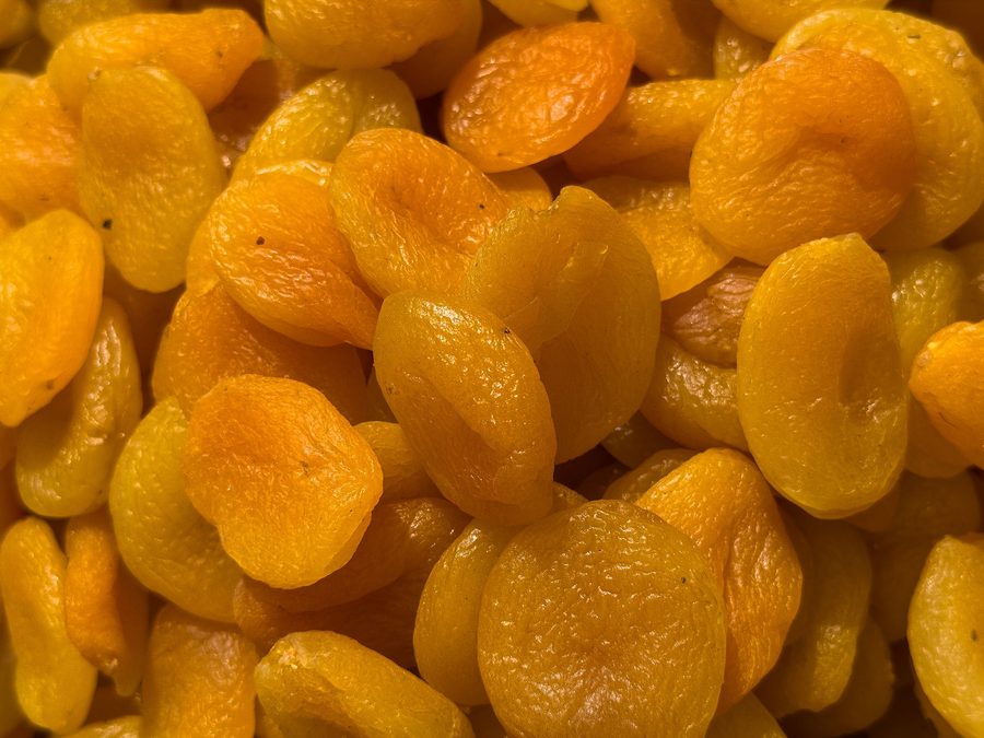 Dried apricots